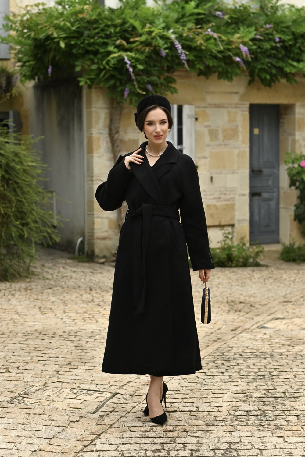 Janelle Black Coat